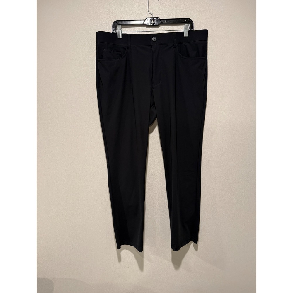 Callaway Mens Caviar Black Stretch Waistband Golf Pants CGBSE0T3RS 36x30 NWT